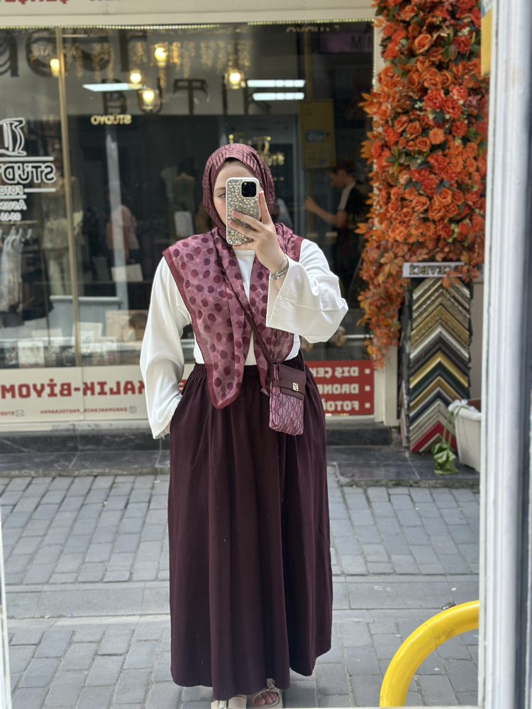 Tensel Etek Bordo (cepli)