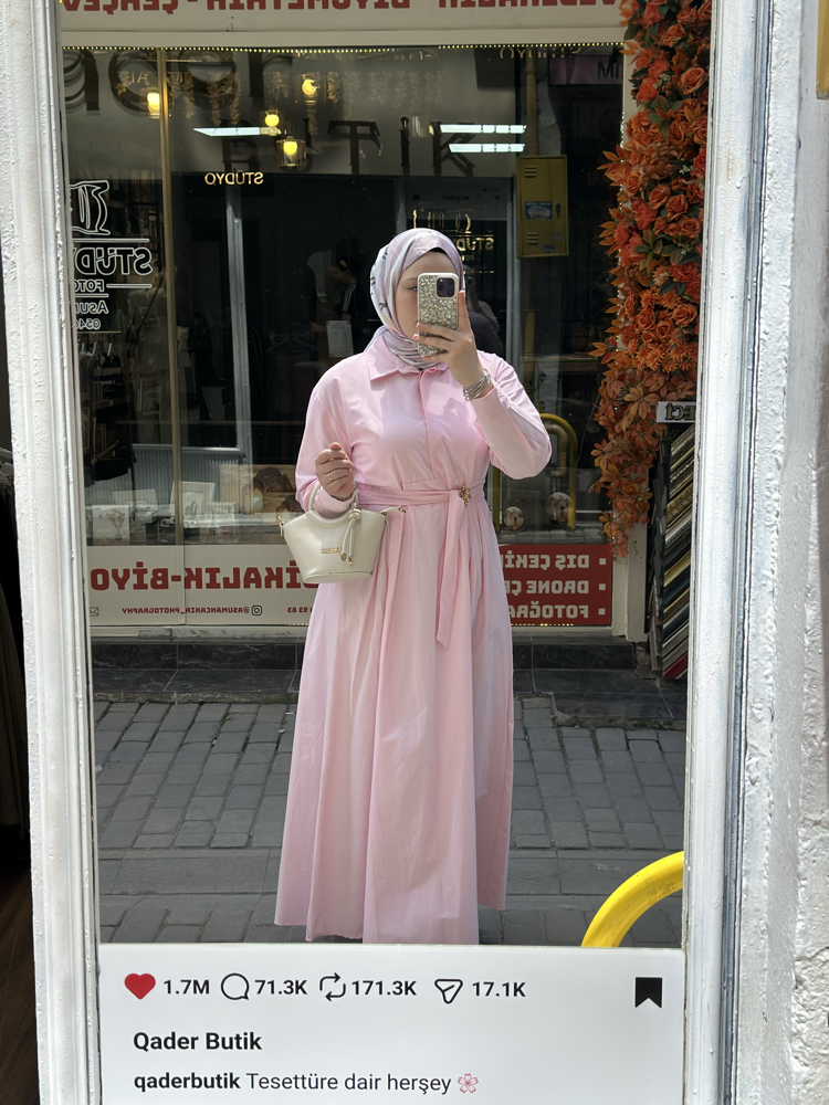Gömlek Yaka Elbise