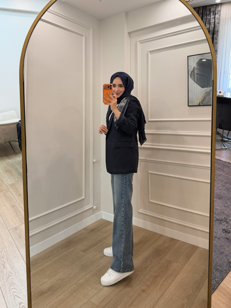 Zra Model Kemerli Denim Pantolon 