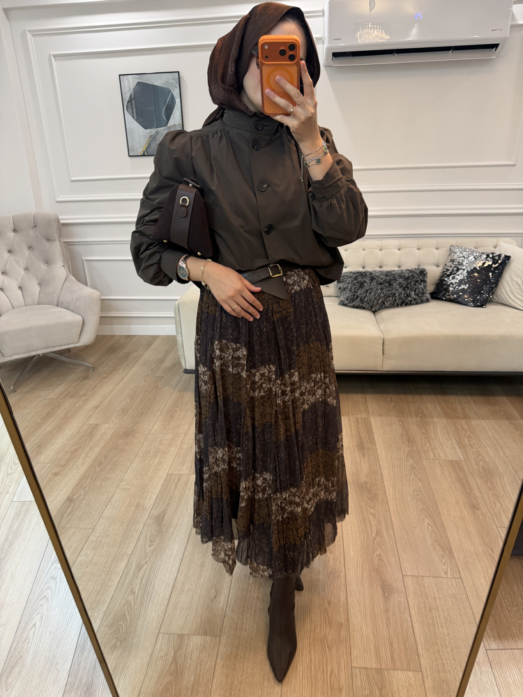 HAKİM YAKA KISA TRENCH 