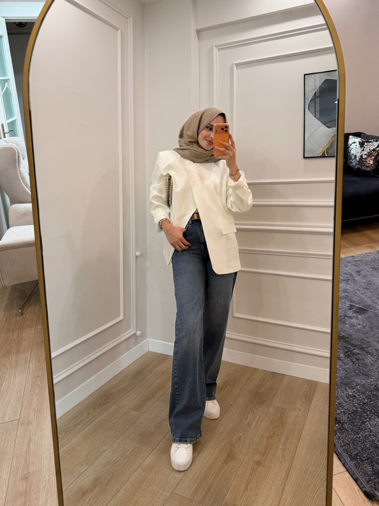 Zra Model Tek Düğmeli Blazer Ceket