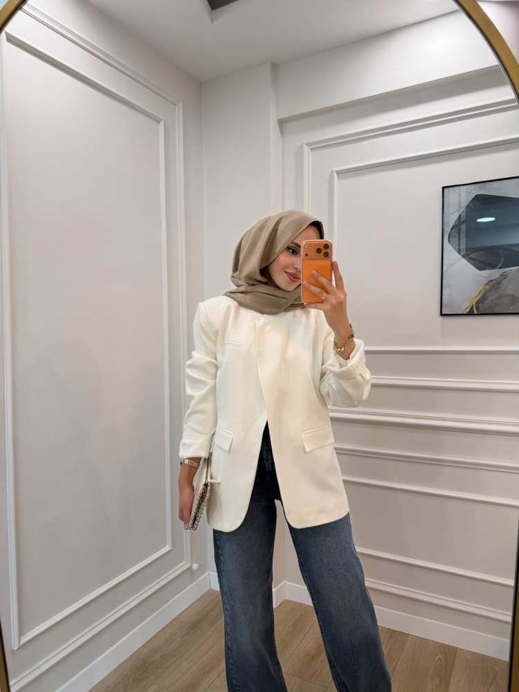 Zra Model Tek Düğmeli Blazer Ceket