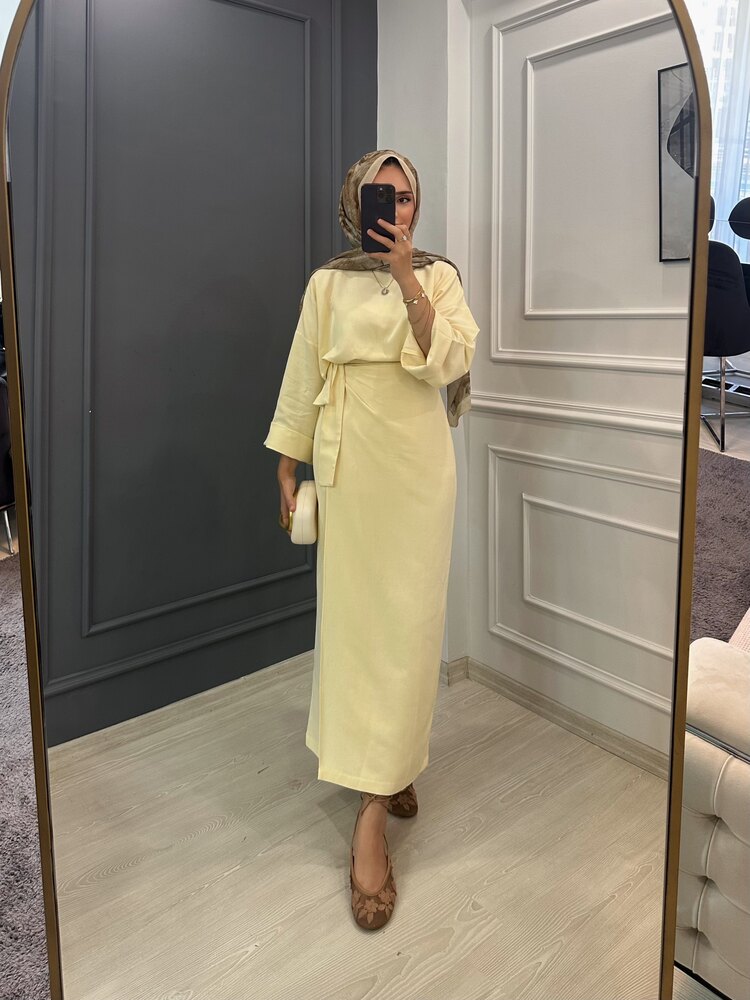 Keten Anvelop Takım (BUTTER YELLOW)