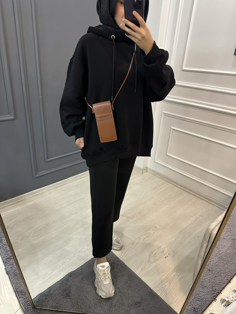 Oversize Kapüşonlu Sweat