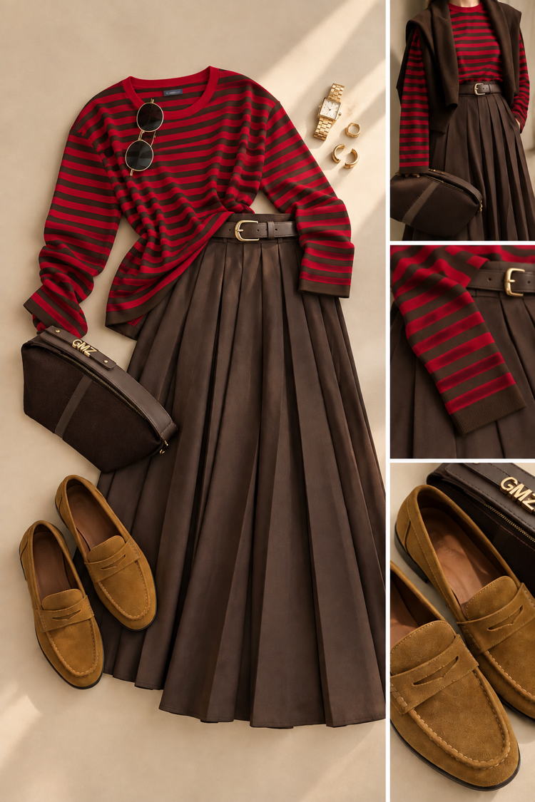 (ÖN SİPARİŞ) ÇİZGİLİ İNCE TRİKO 