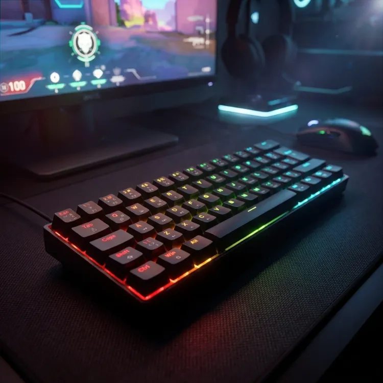 Sarftech T60 Hot-Swap Mekanik Klavye - 60% Kompakt, Red Switch
