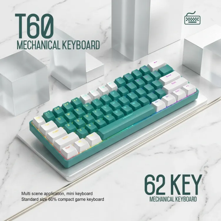 Blic T60 Mini Blue Switch Mekanik Klavye