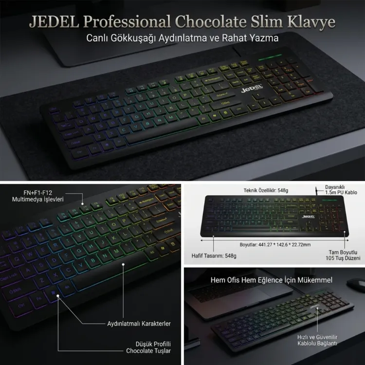 Jedel K510 Klavye