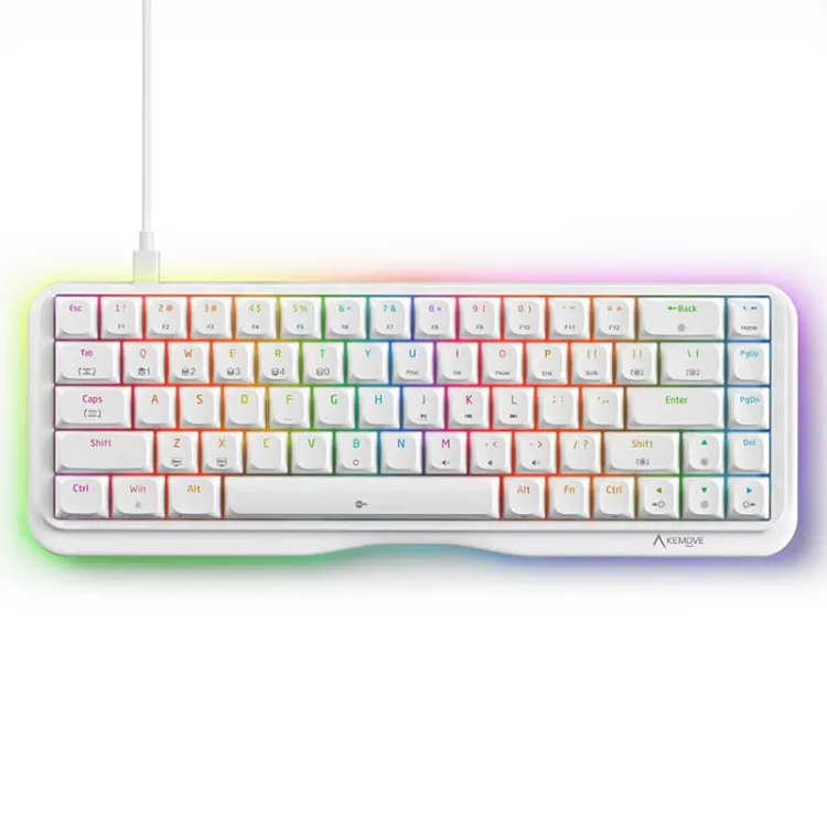 Kemove K68SE Mekanik Klavye - 65% Kompakt, PBT Keycap