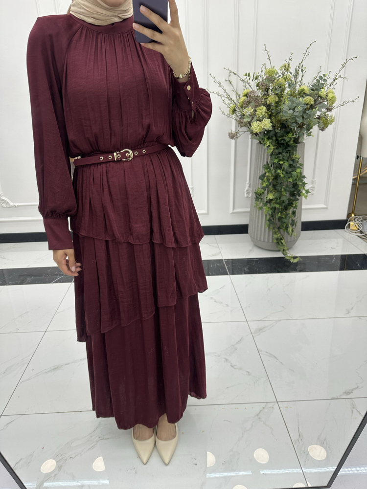 Volanlı elbise
