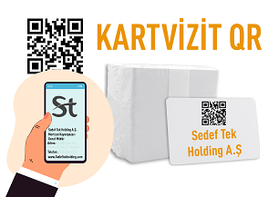    1 paket 50 adet Hazır, Kartvizit Karekodu -  1 paket 50 adet Hazır, Kartvizit Karekodu 