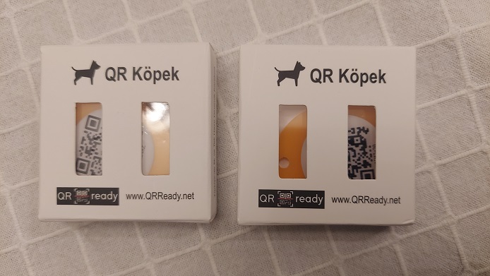 QR Köpek Fiziksel Köpek Karekodu Hazır Ürün