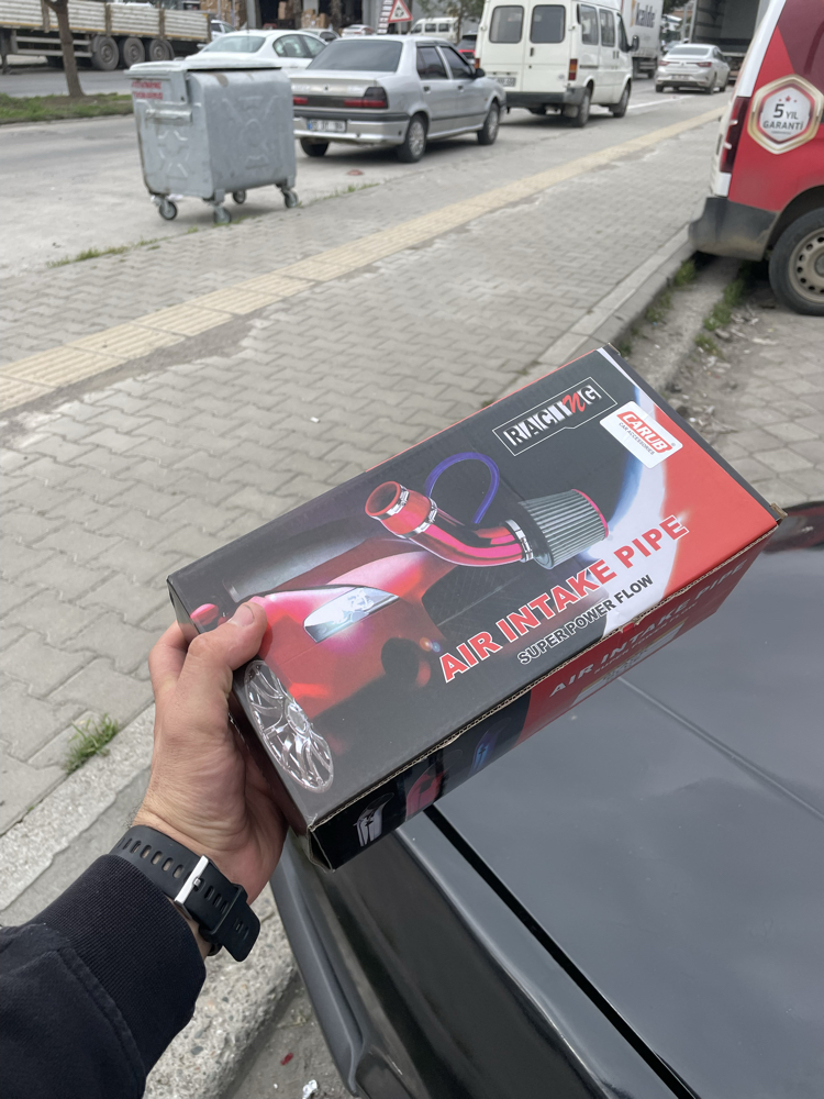 RCZ UYUMLU AÇIK HAVA FİLTRE KİT BORULU