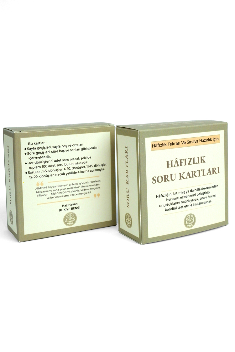 Hafızlık Soru Kartları
