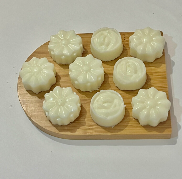 ÇİÇEK DESENLİ BUHARDANLIK MUMLARI + 2 tealight