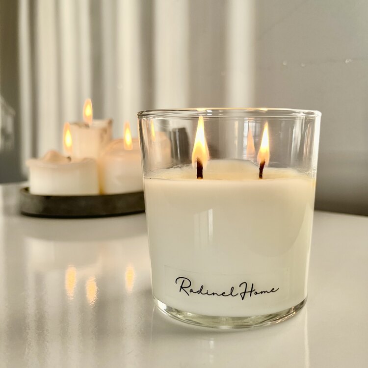Turuncu Kılıflı Radiant Koleksiyonu Mum 290 g