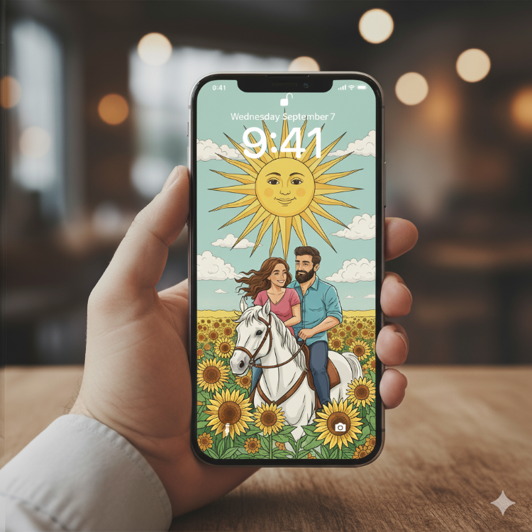 Kişiye Özel Tarot Kartı Posteri | Dijital Tasarım + Hediye Wallpaper