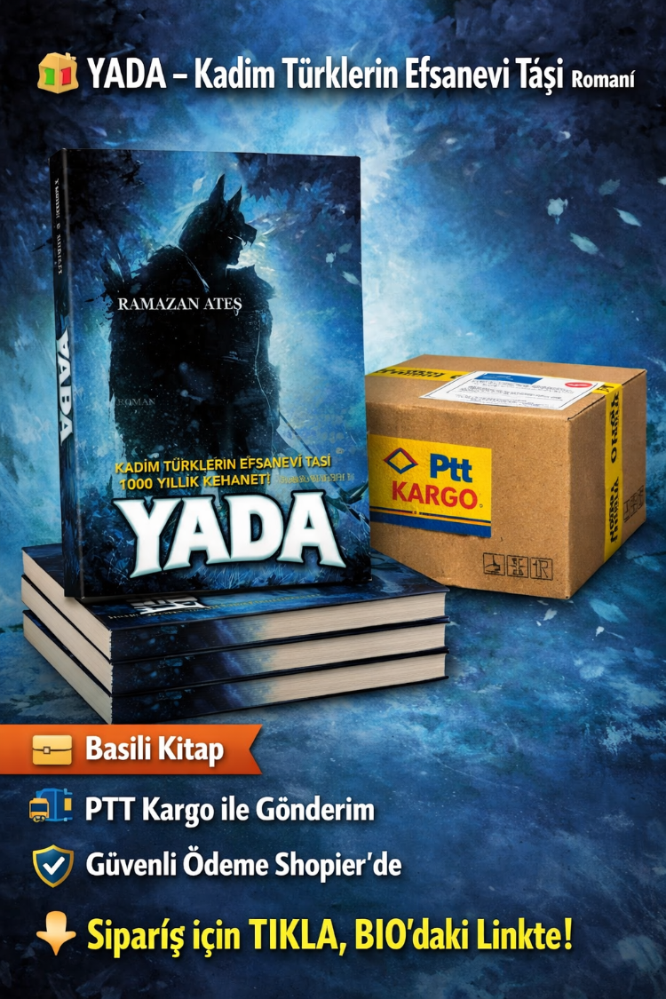 Kadim Türklerin Efsanevi Taşı Bin Yıllık Kehanet, Yada! / Yazar imzalı...