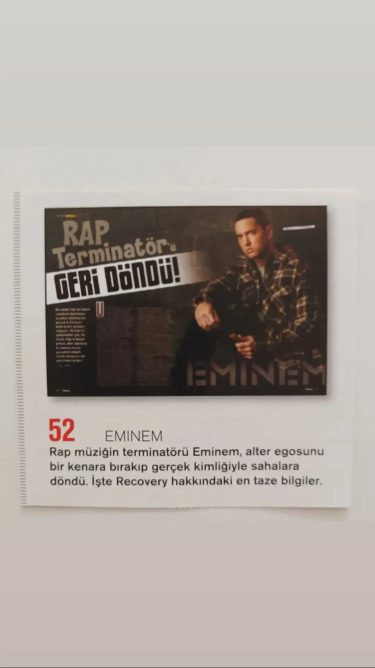 Eminem haberler röportaj ( 4 sayfa )