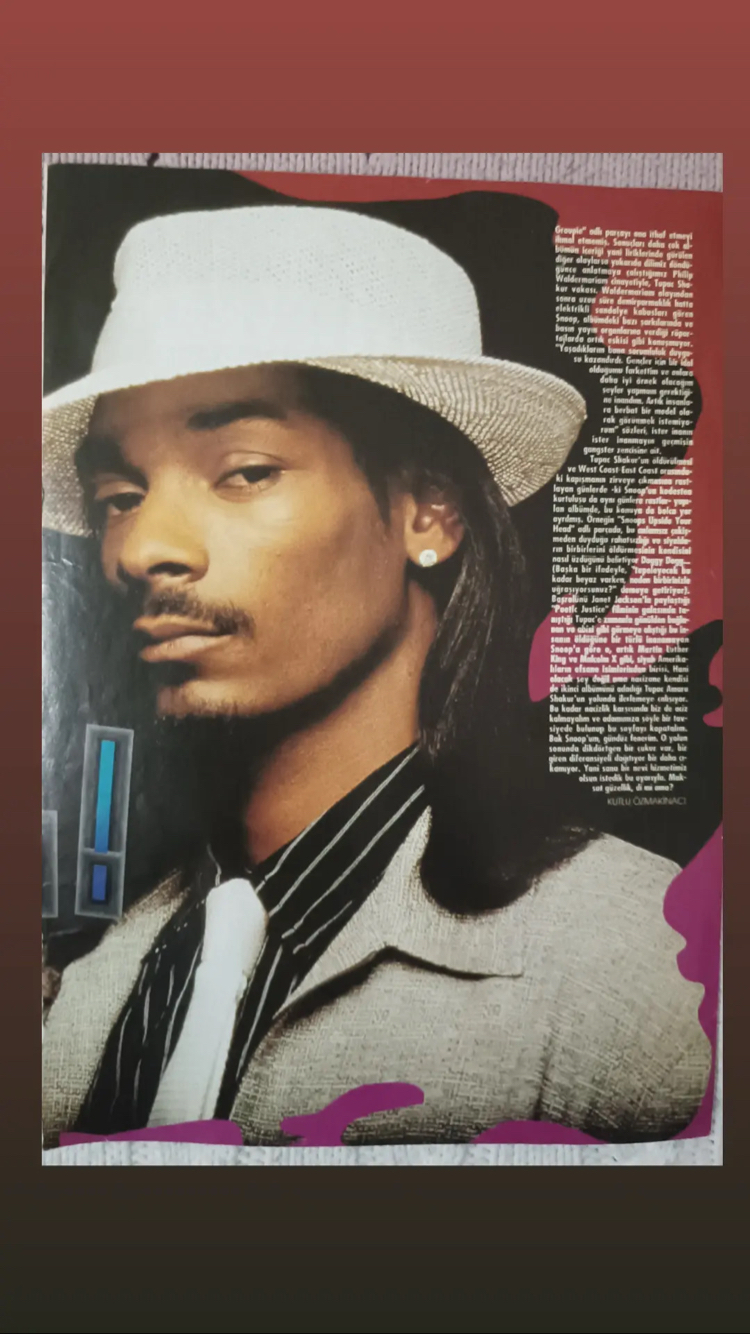 Snoop Dogg röportaj, poster,haber sayfası (5 sayfa )