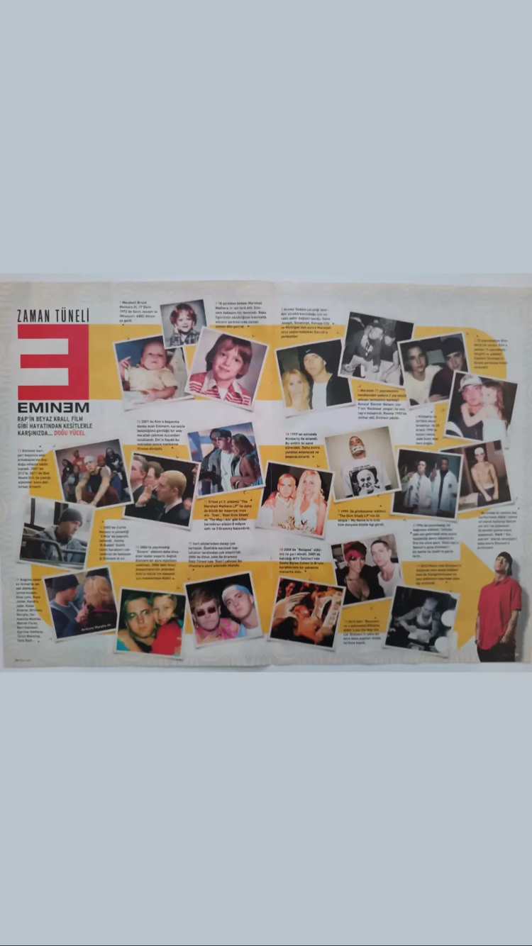 Eminem zaman tüneli posteri haber röportaj( 4 sayfa )