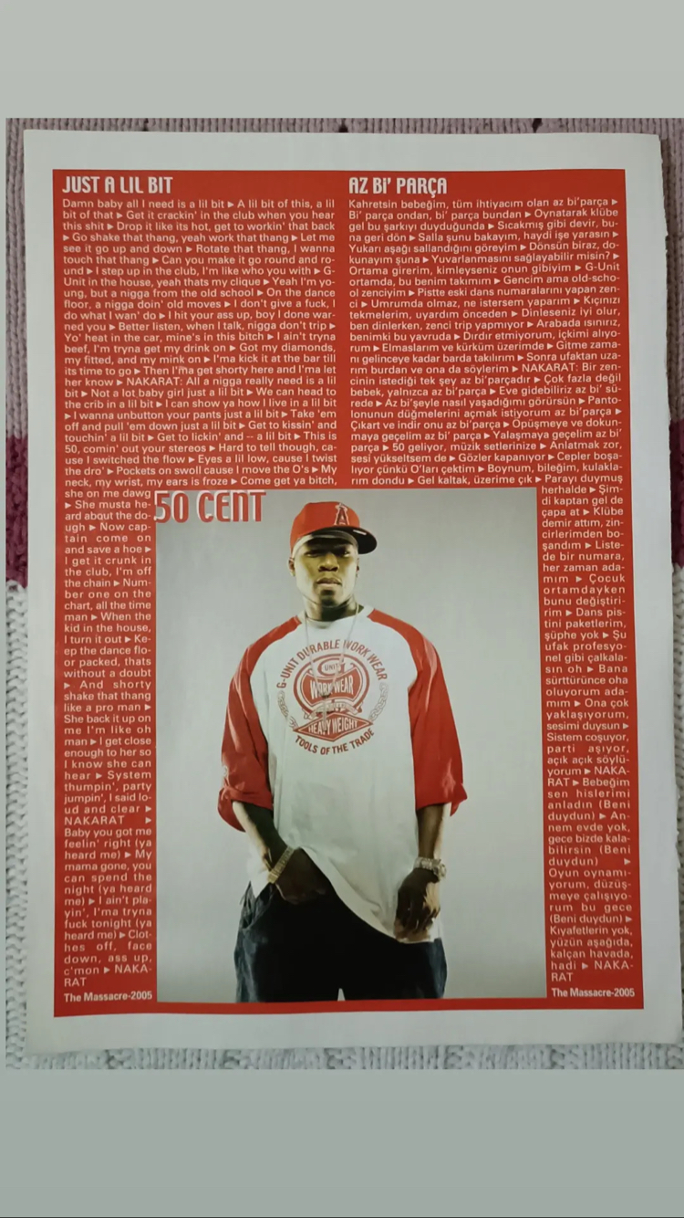 50 Cent Röportaj/ Haber ( 3 sayfa)