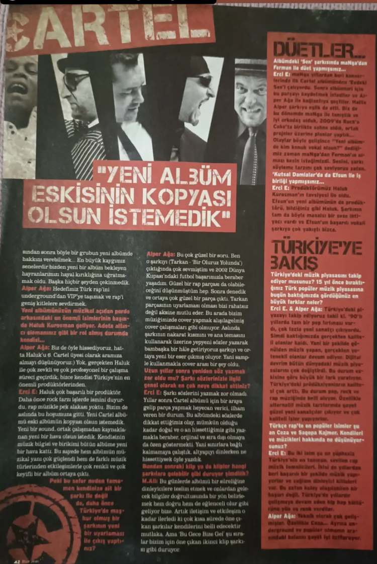 Cartel Röportaj ( 4 sayfa)