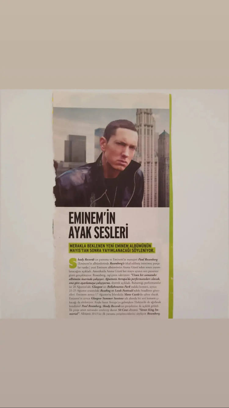 Eminem Röportaj Haber ( 7 sayfa ) 