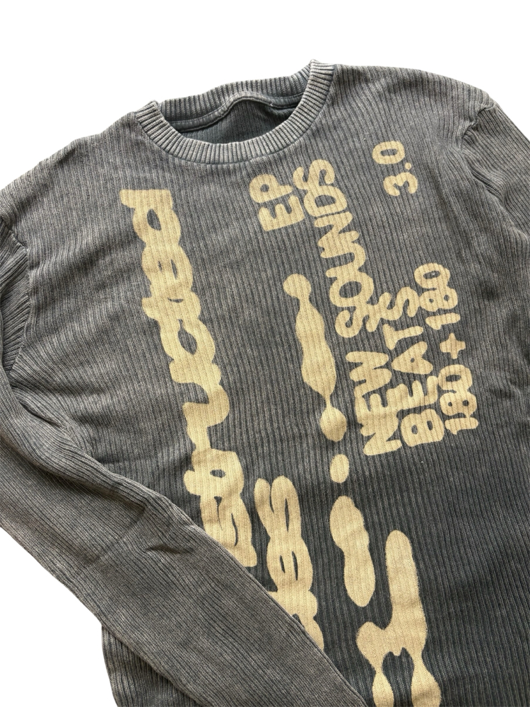 Y2K washed knit 