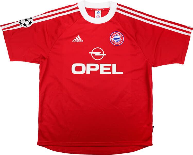 FC Bayern Munich 2001-2002 UCL Home Shirt