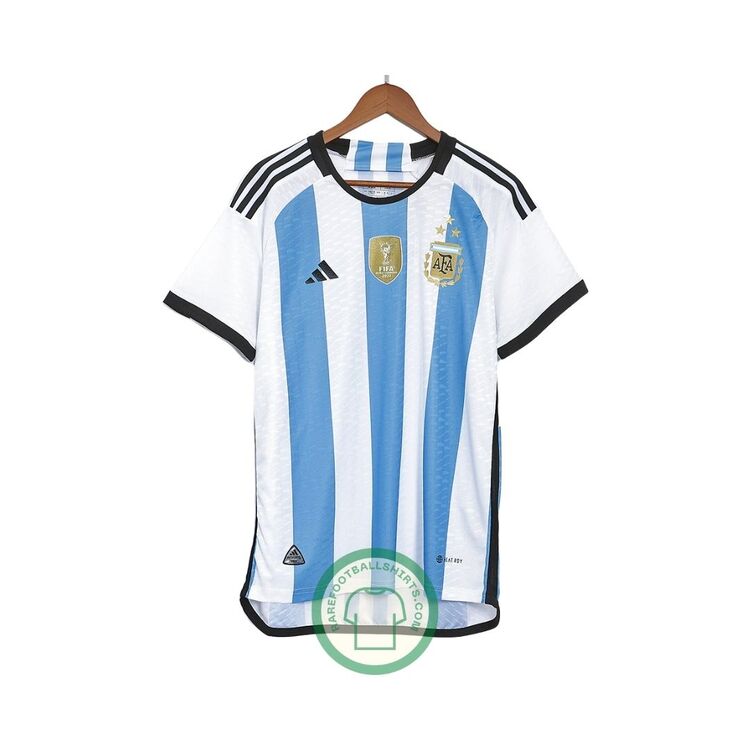 Argentina 2022-2023 World Cup Winner Three Star Jersey