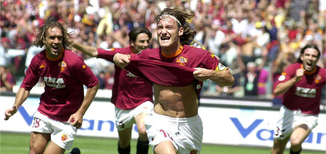 AS Roma 2000-2001 Home Shirt