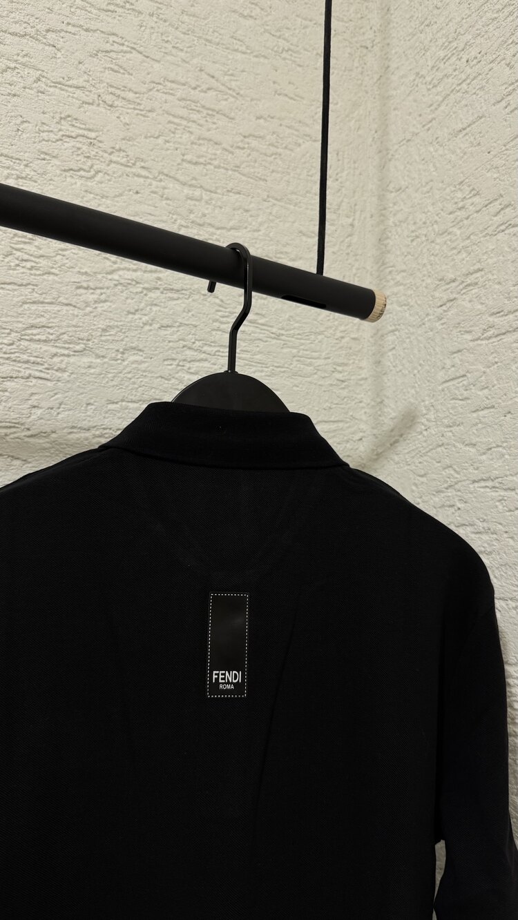Fendi Embroidered Polo Tshirt