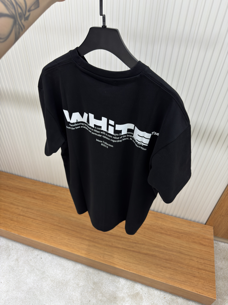 Off White Logo Print Tshirt