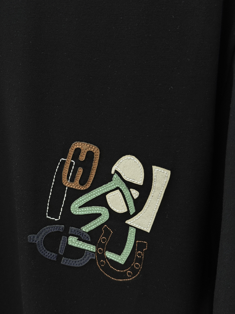 Hermes Logo İşlemeli Tshirt