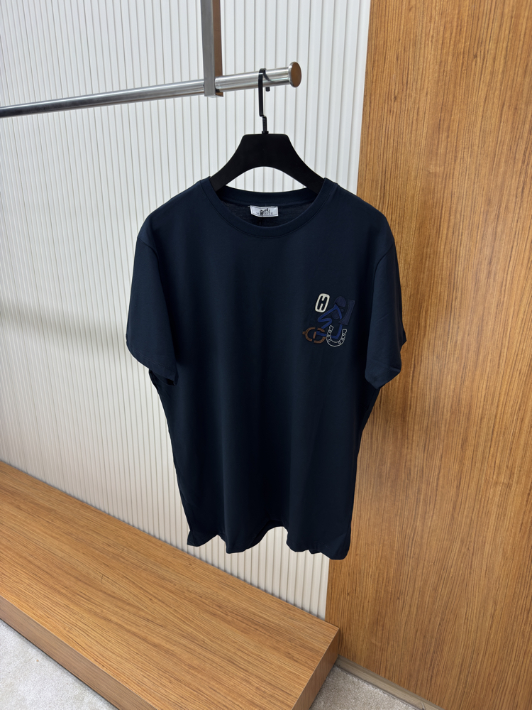 Hermes Logo İşlemeli Tshirt