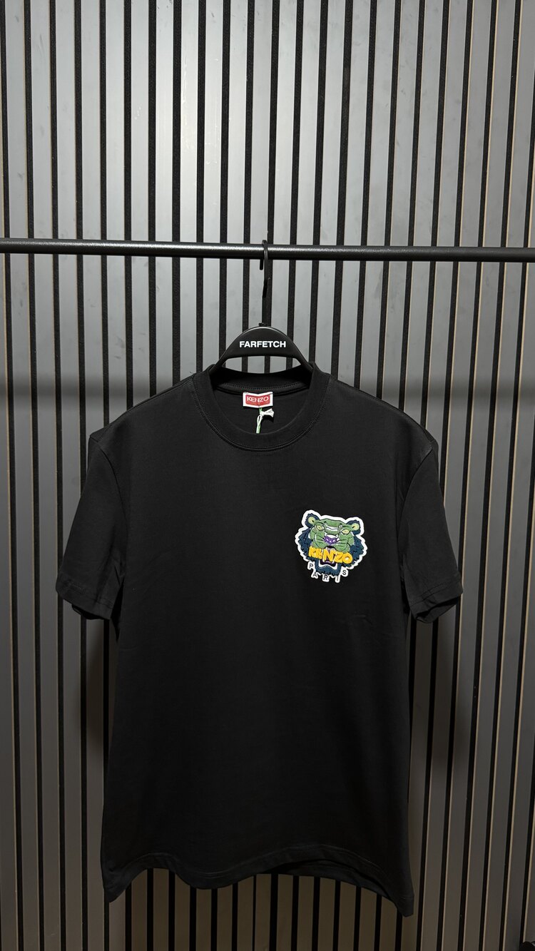 Kenzo Mini Logo Siyah Tshirt