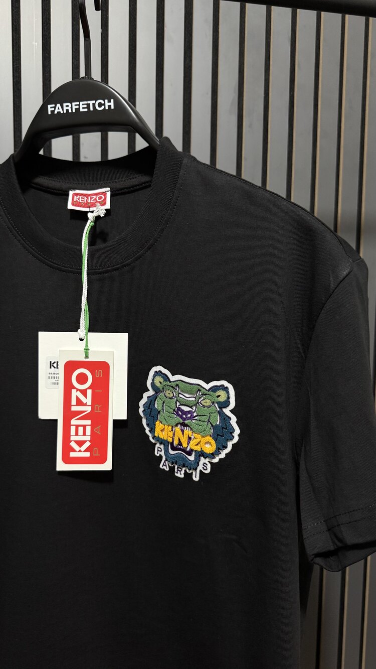 Kenzo Mini Logo Siyah Tshirt