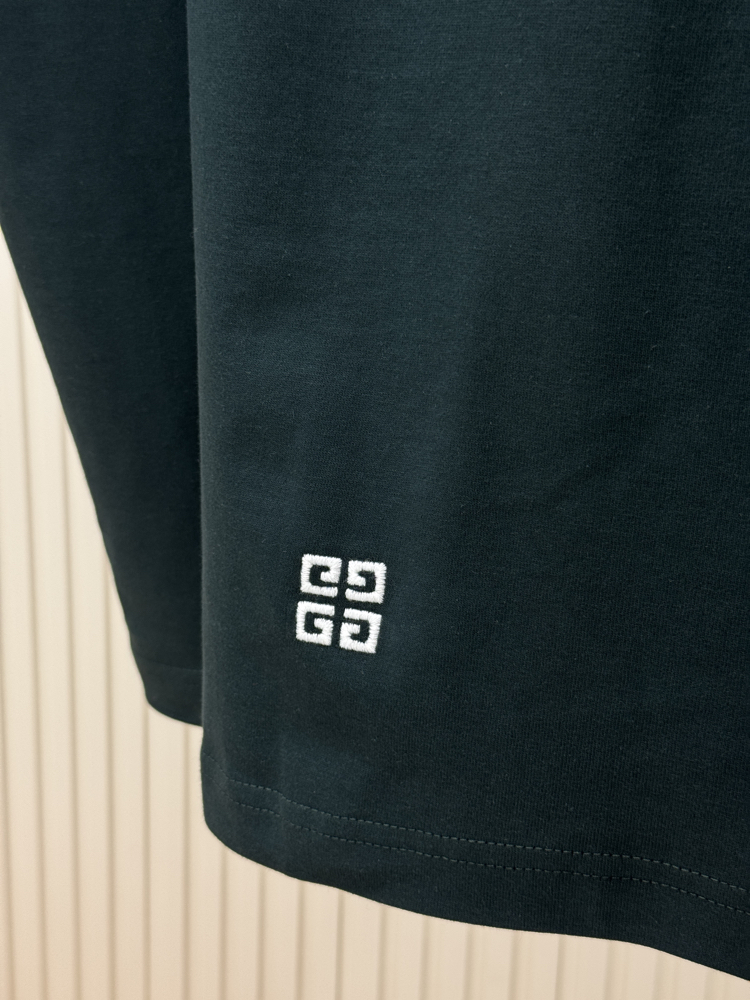 Givenchy Zümrüt Yeşili Nakış Logo Tshirt