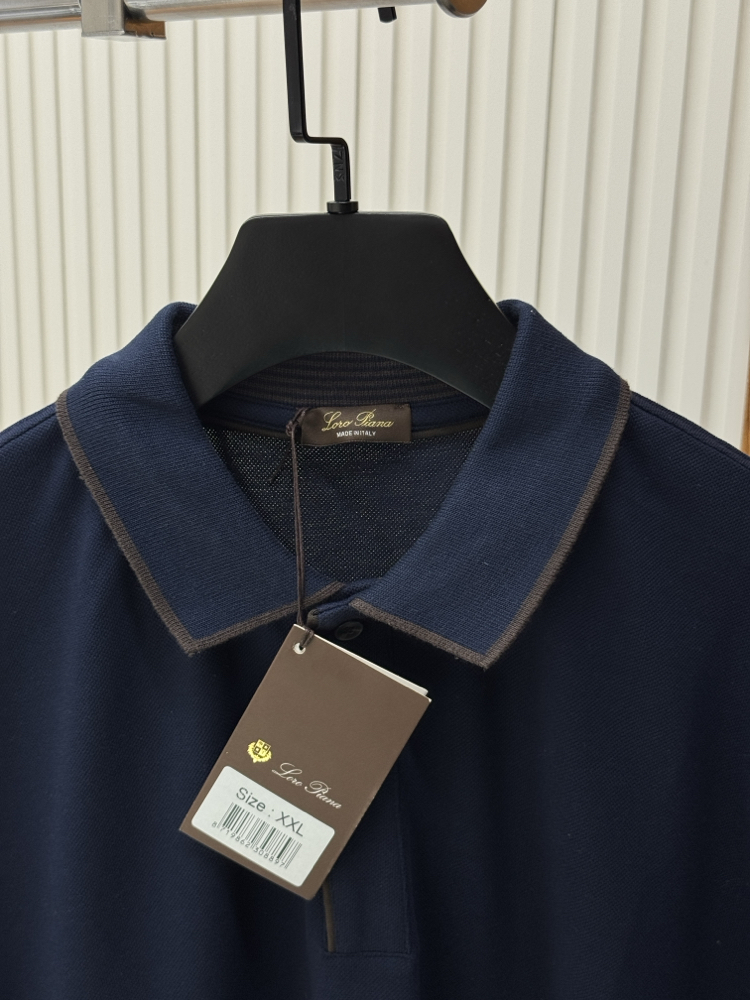 Loro Piana Lacivert Polo Tshirt ( İthal )
