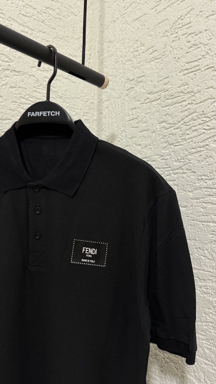 Fendi Embroidered Polo Tshirt