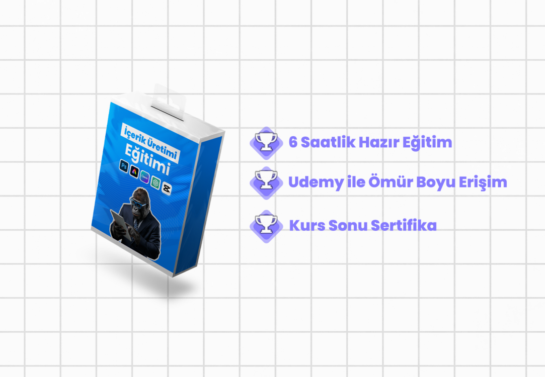 İçerik Üretici Paketi ( 120 Profesyonel Canva Tasarımı + İçerik Üretim Kursu )