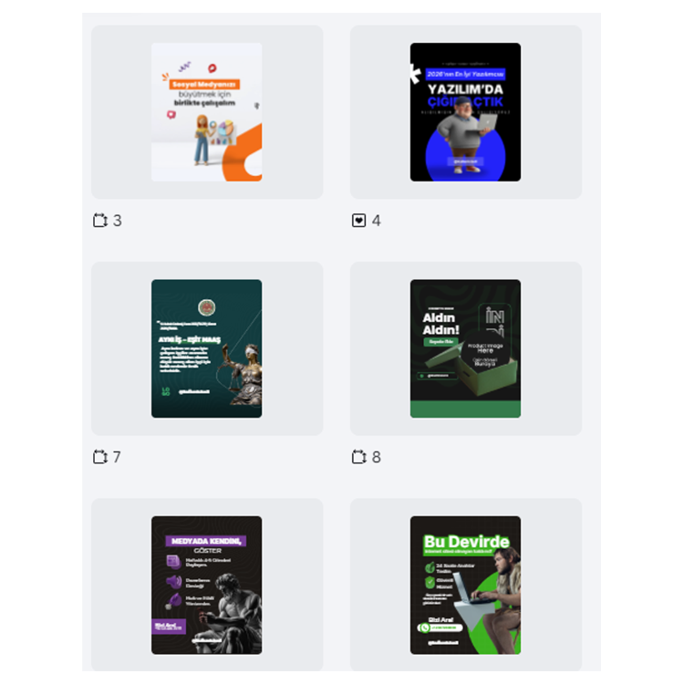 150+ Canva Şablonu ⭐