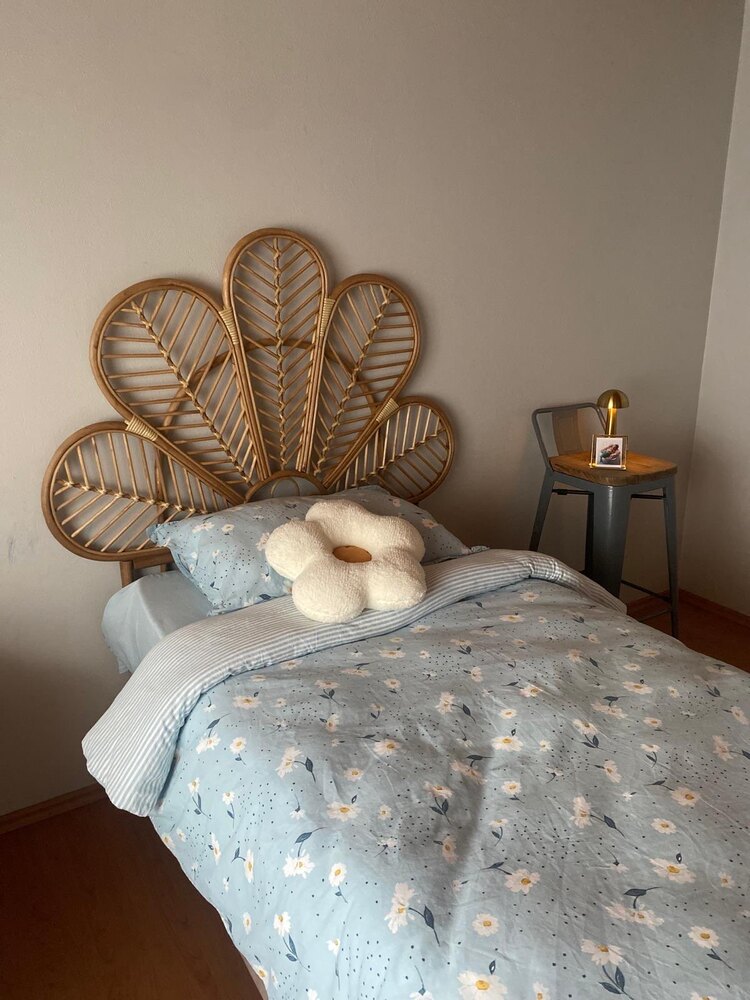 Bambu Tek Kişilik Yatak Başlık Ceviz 100cm 