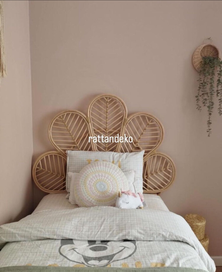 Bambu Tek Kişilik Yatak Başlık  90cm  Naturel
