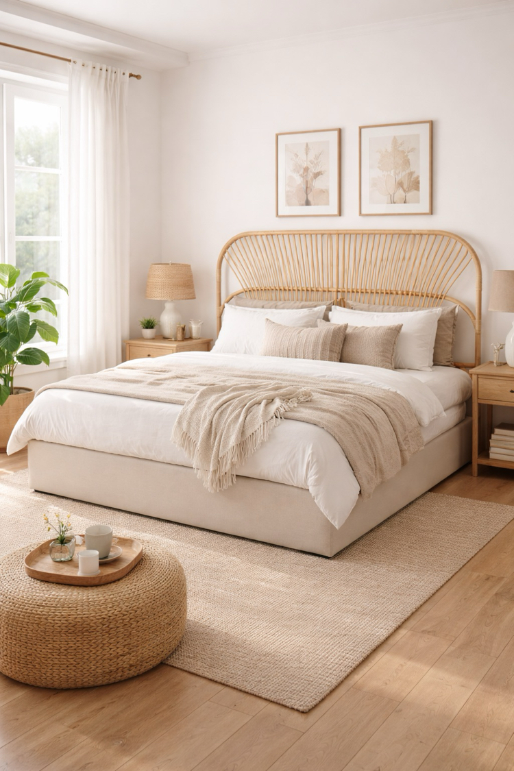 Bambu Yatak Başlık Çizgi Model