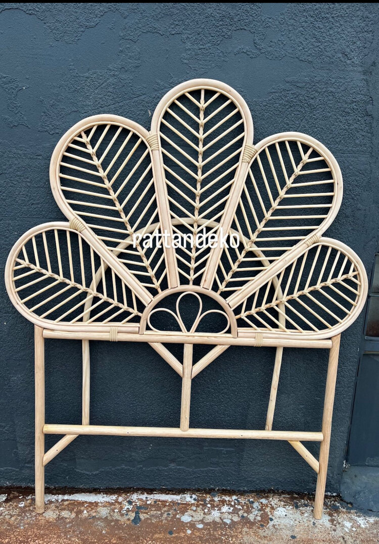 Bambu Tek Kişilik Yatak Başlık  90cm  Naturel