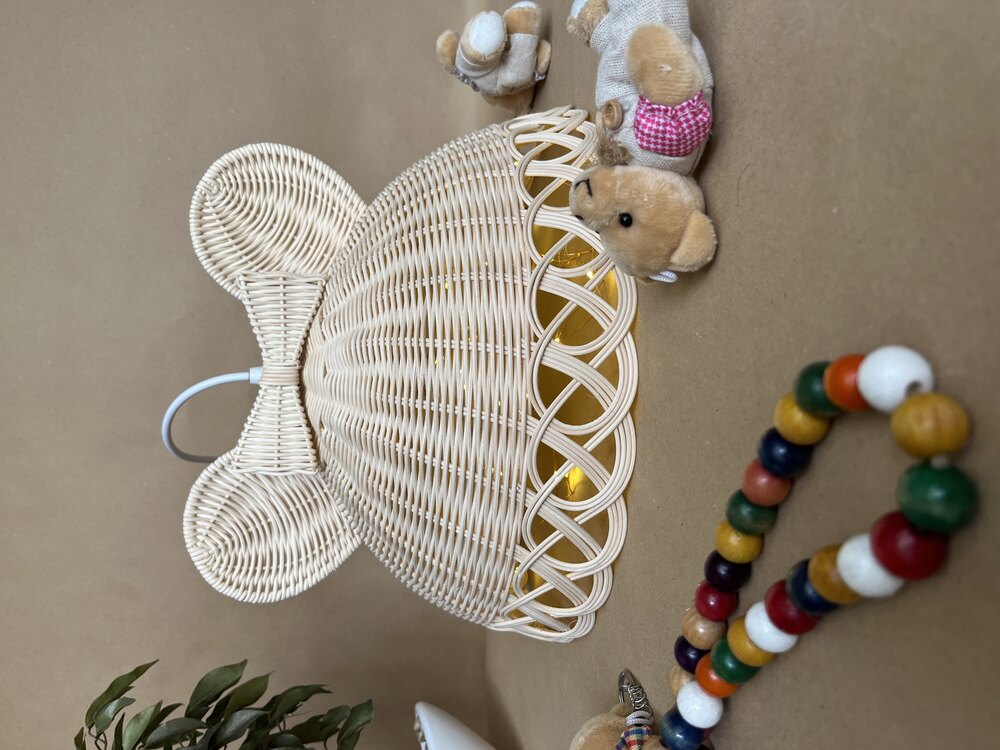 Rattan Minnie Kulak Avize