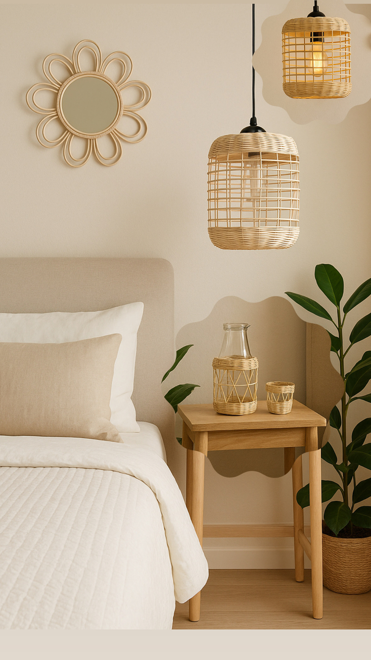 Rattan Sarkıt Aydınlatma