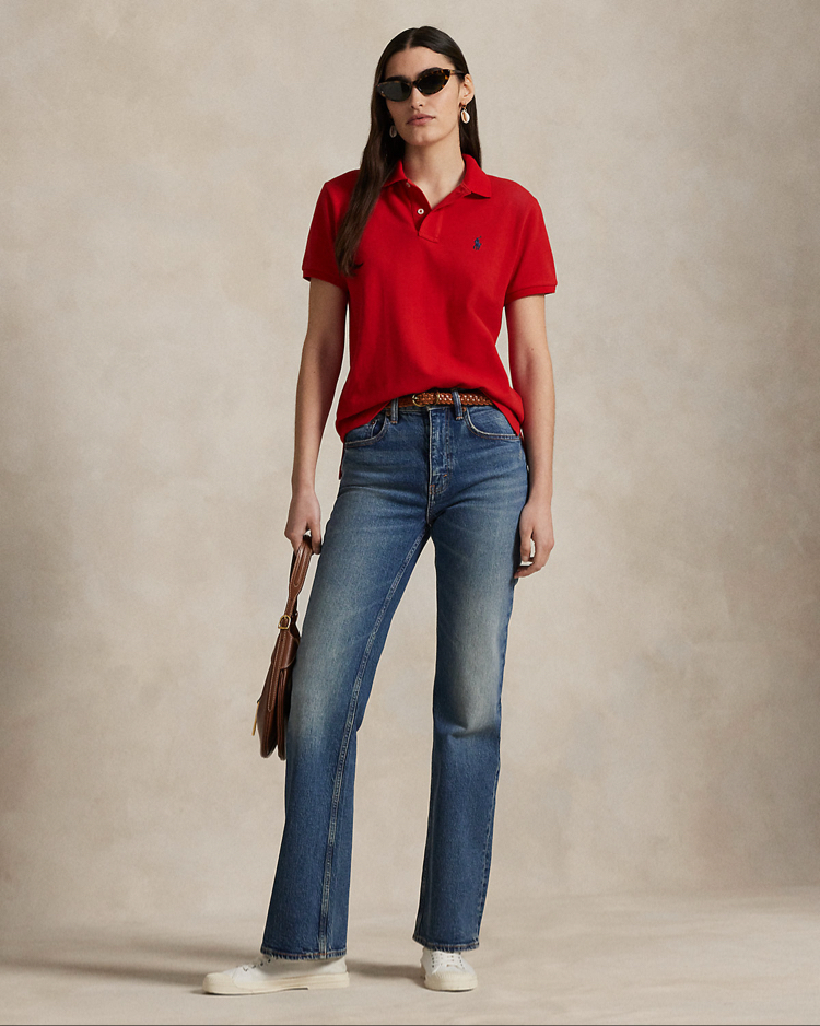 Kırmızı Polo Yaka T-Shirt